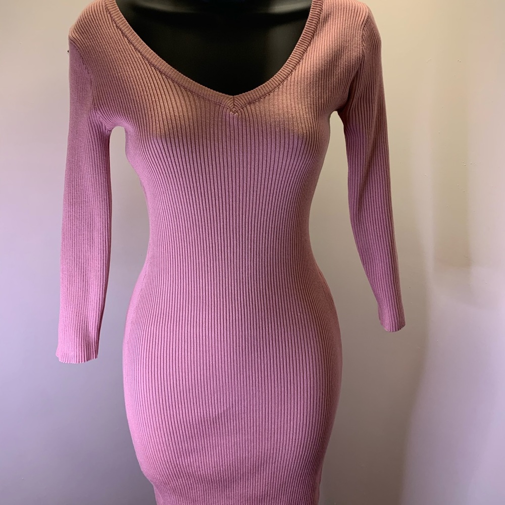 Pink Fitted Dress
